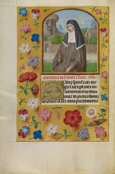 Saint Clara with a Monstrance