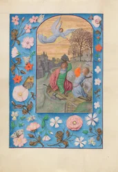 Hours of Queen Isabella the Catholic, Queen of Spain: Fol. 131v, Annunciation