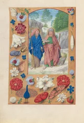 Hours of Queen Isabella the Catholic, Queen of Spain: Fol. 175v, Saints Philip & James