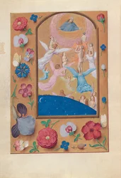 Hours of Queen Isabella the Catholic, Queen of Spain: Fol. 24v, Souls of the Saved, c. 1500