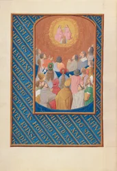 Hours of Queen Isabella the Catholic, Queen of Spain: Court of Heaven, c. 1500