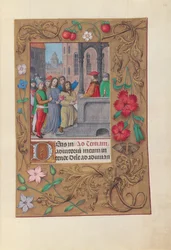 Hours of Queen Isabella the Catholic, Queen of Spain: Christ before Pilate (c. 1500)