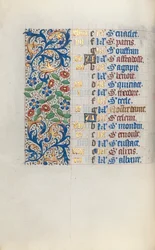 Book of Hours Use of Rouen: fol. 3v