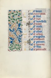 Book of Hours Use of Rouen: fol. 5v, c. 1470