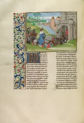Louis of Anjou Entering Paris