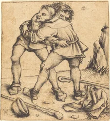 Two Peasants Fighting