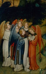 A Choir of Angels, fragment, probably of the Nativity