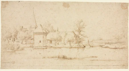 Landscape with a Moated Village