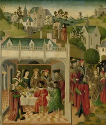 Wedding Feast of Saint Elizabeth of Hungary and Louis of Thuringia in the Wartburg