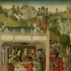 Wedding Feast of Saint Elizabeth of Hungary and Louis of Thuringia in the Wartburg