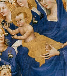 Virgin and Child, c.1395-99 (detail)