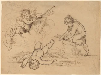Allegory: Four Putti