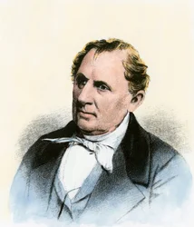 Portrait of James Fenimore Cooper (1789-1851) American Writer