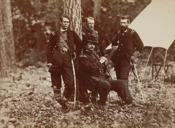 General W. S. Hancock and Staff