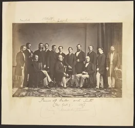 Prince of Wales and Suite (New York). 1860