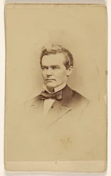 Unidentified Man, Printed in Vignette-Style