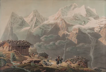 The Jungfrau, the Münch, the Eiger from Wengernalp