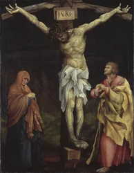 Christ on the Cross between Mary and John