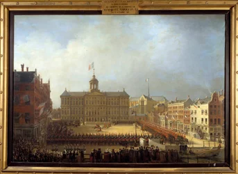 Arrival of Napoleon I at the Place Royale in Amsterdam on October 15, 1811