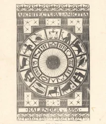 Cover calendar 1896