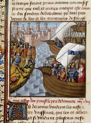 Seventh Crusade: King Saint Louis and the Crossings Besieging Damietta