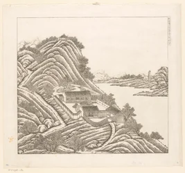 View of a Part of the Imperial Summer Palace in Chengde (Jehol), China