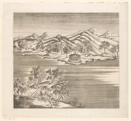 View of Part of the Imperial Summer Palace in Chengde (Jehol), China
