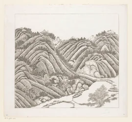 View of Part of the Imperial Summer Palace in Chengde (Jehol), China