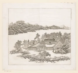 View of a Part of the Imperial Summer Palace in Chengde (Jehol), China