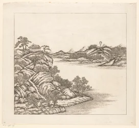 View of a Part of the Imperial Summer Palace in Chengde (Jehol), China