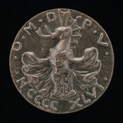 Shield, Helmet, Elephant-crest, and Mantling [reverse]