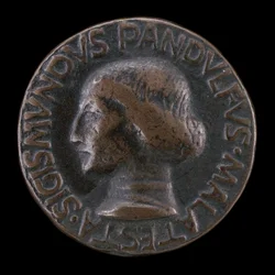 Sigismondo Pandolfo Malatesta, 1417-1468, Lord of Rimini and Fano [obverse], 1447