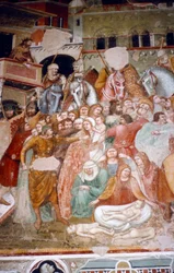 Massacre of the Innocents, Fresco in church of Santi Agostino, Siena