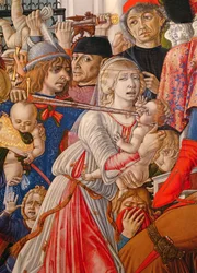 Massacre of the Innocents, Soldier Piercing a Baby with His Sword (detail)