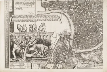 Map of Rome (Lower left part)