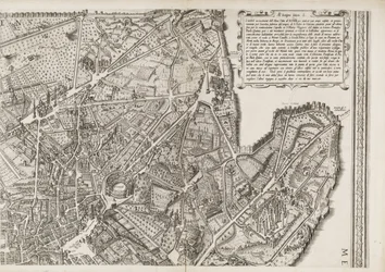 Map of Rome, Upper Right Part