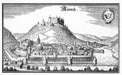 Aurach - excerpt from Topographia Sueviae