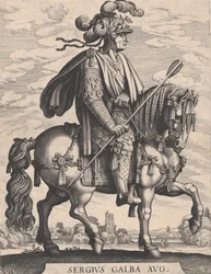 Plate 7: Emperor Galba on Horseback, from 