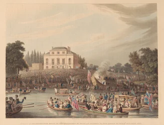 Arrival at Brandenburgh House of the Watermen