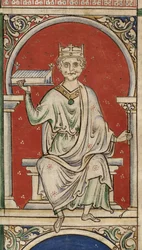 King William Rufus from the Historia Anglorum, Chronica Majora