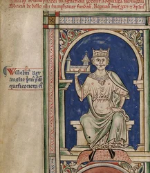 William I from the Historia Anglorum, Chronica Majora