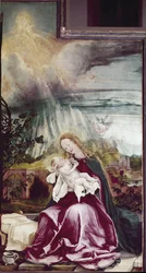 Allegory of the Nativity. Issenheim Altarpiece