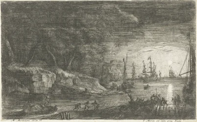 Seascape by Moonlight