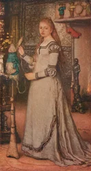 Girl with a Distaff, c1873