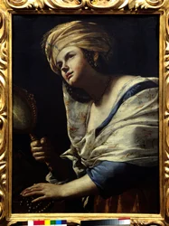 Vanity: Woman with Turban and Mirror