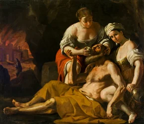 Lot and his Daughters, ca 1675-1680