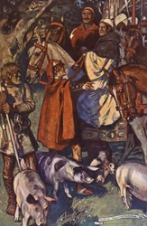 Illustration for Ivanhoe by Sir Walter Scott