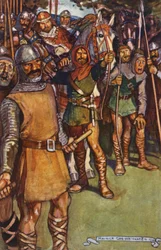 Illustration for Ivanhoe by Sir Walter Scott