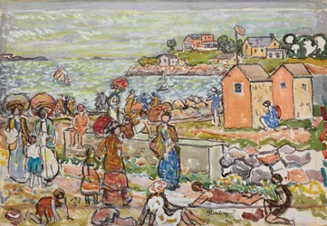 Bathers and Strollers, c.1919