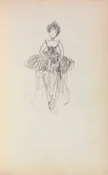 Italian Sketchbook: Ballerina Page 231, 1898-1899